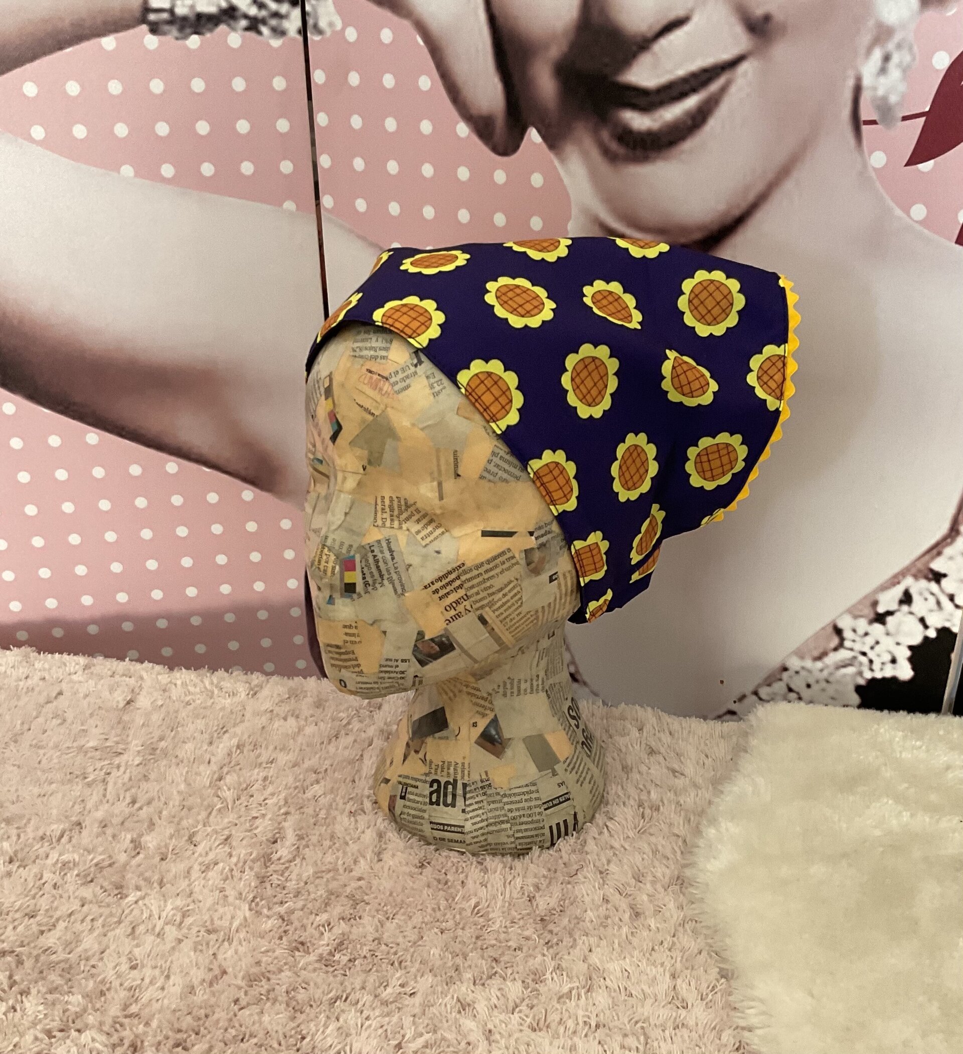 Turbante triangular Girasoles - 3