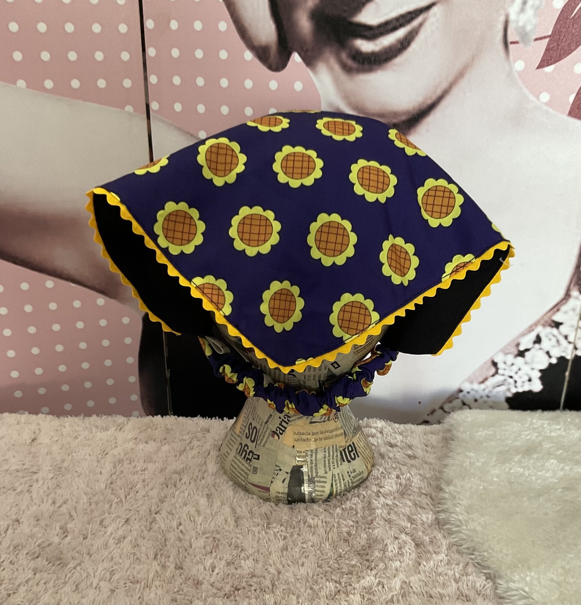 Turbante triangular Girasoles - 11