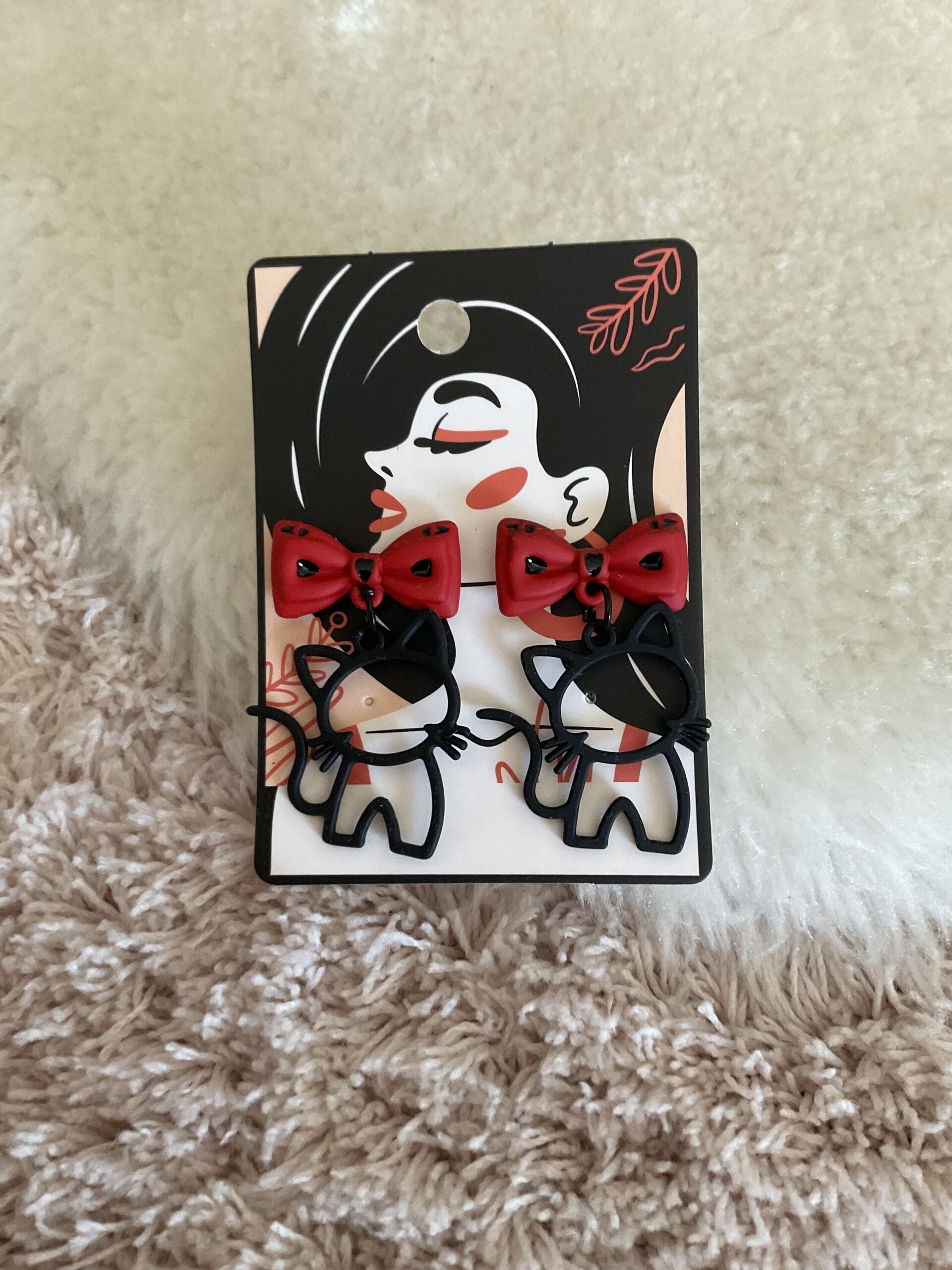 Pendientes gatitos negros - 2