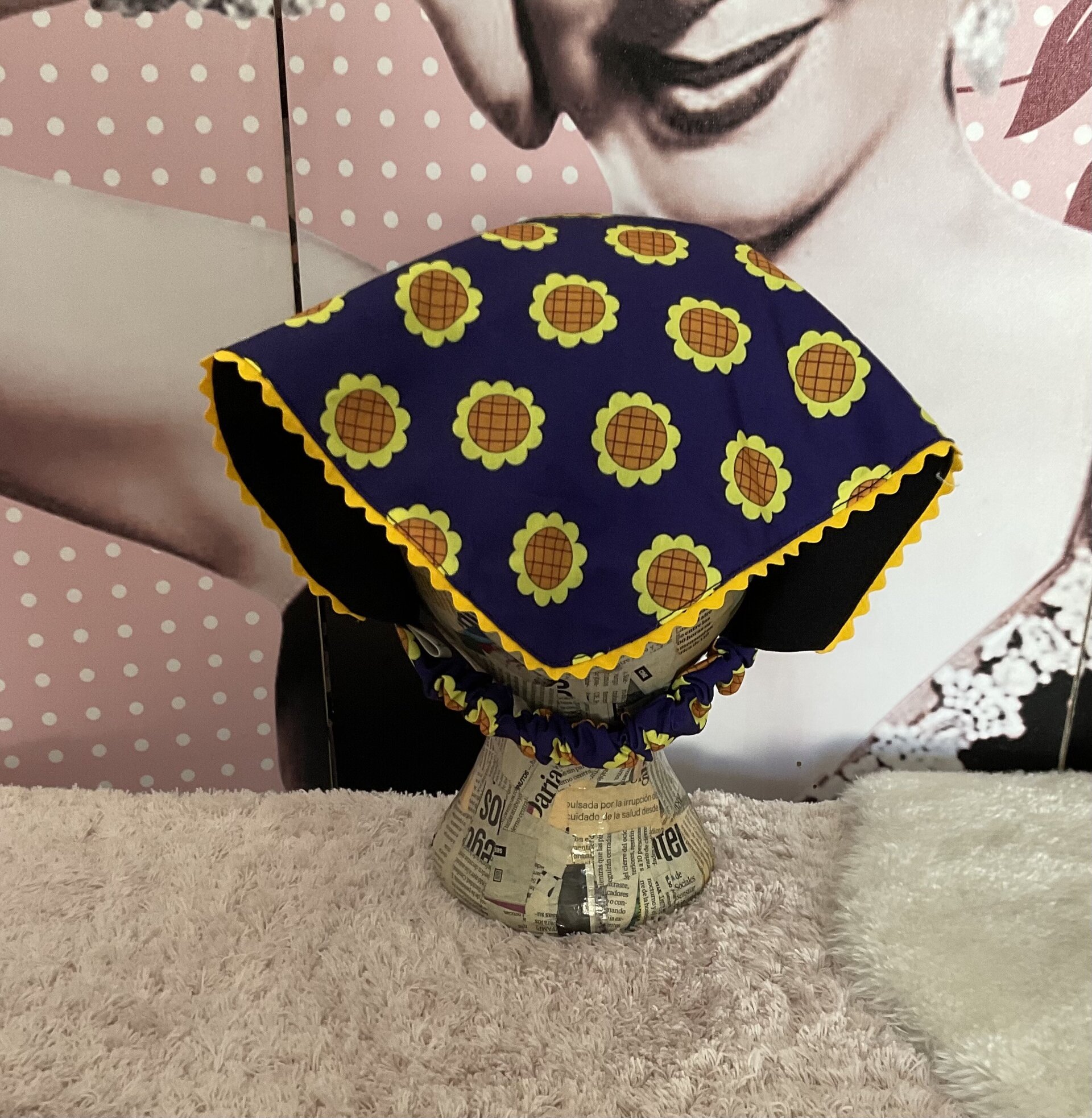 Turbante triangular Girasoles - 5