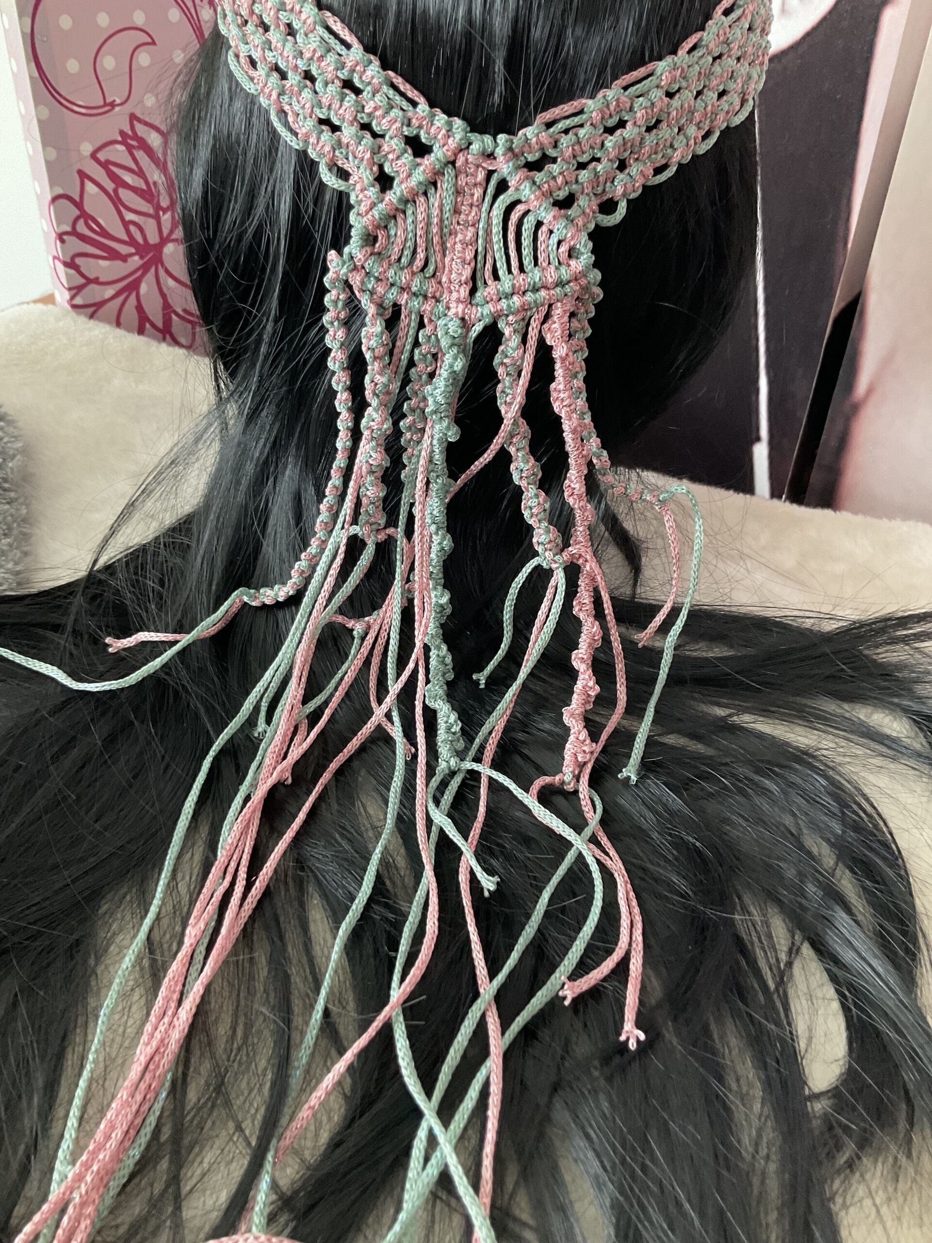 Diadema macramé - 4