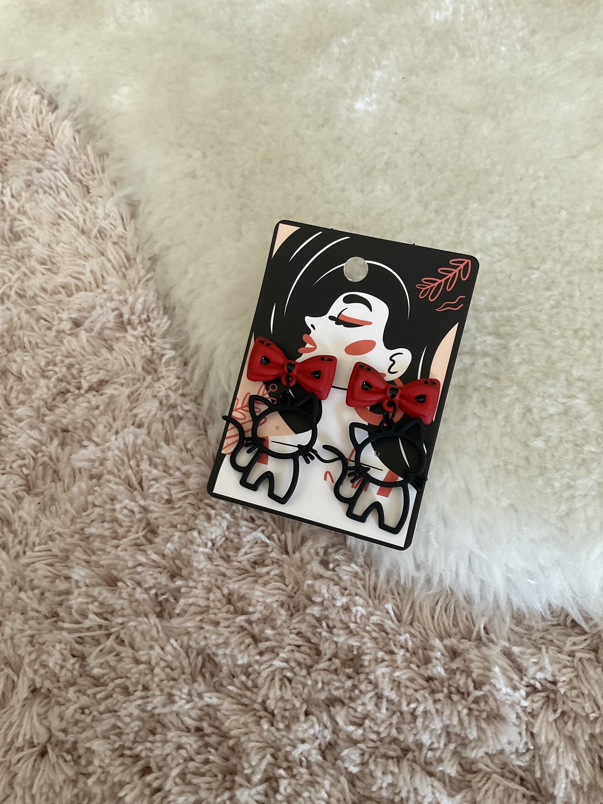 Pendientes gatitos negros - 3