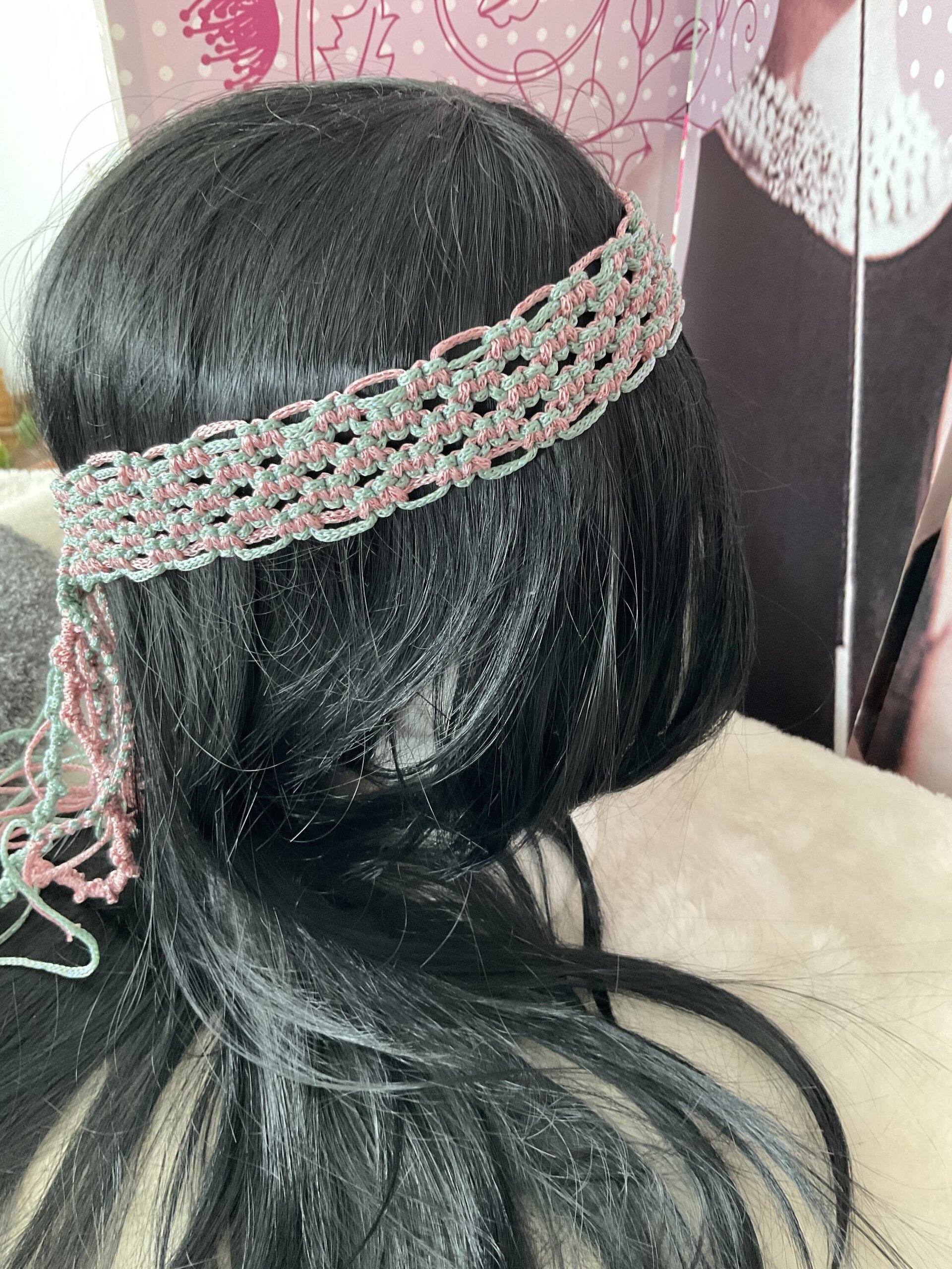 Diadema macramé - 1
