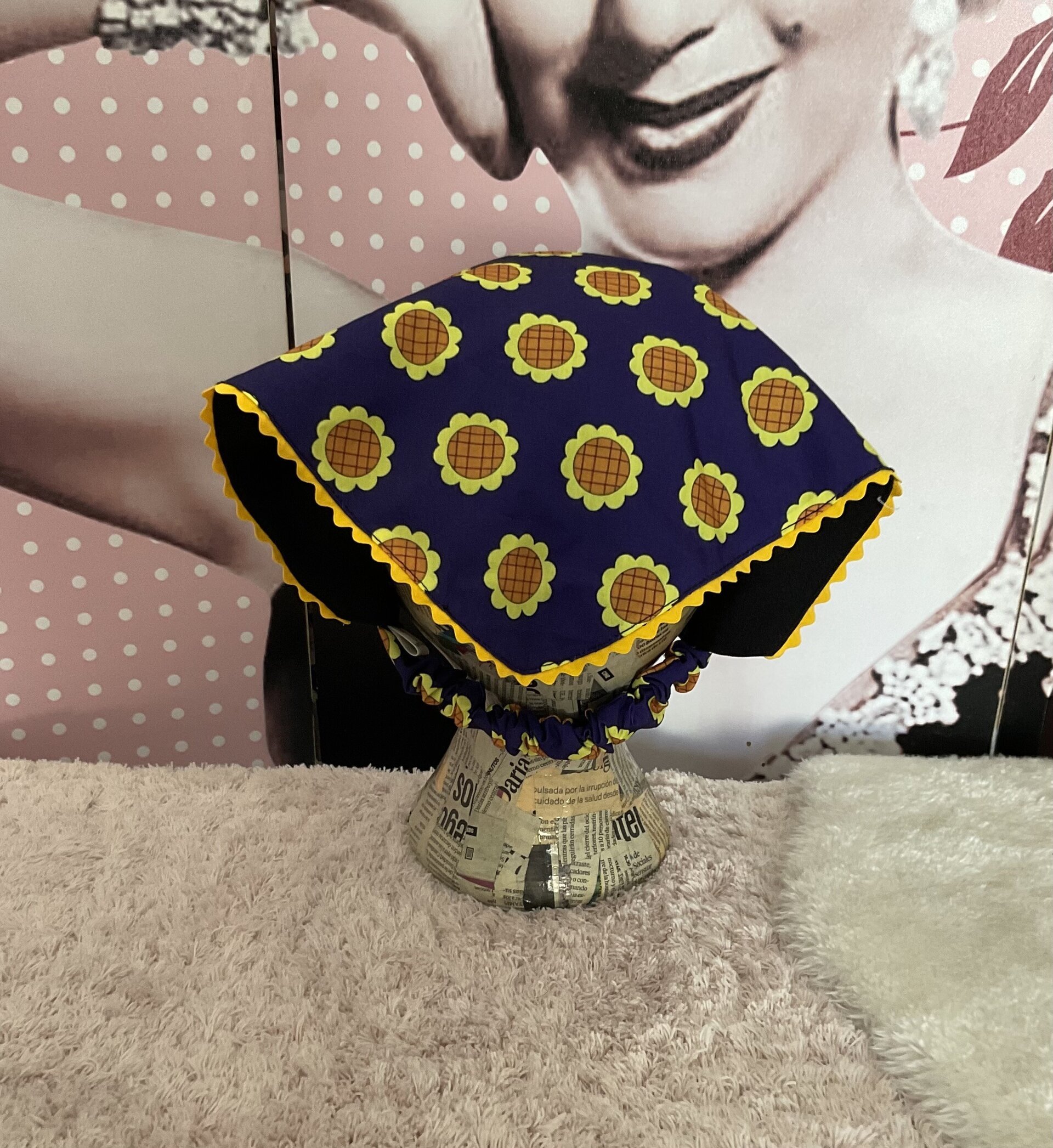 Turbante triangular Girasoles - 2