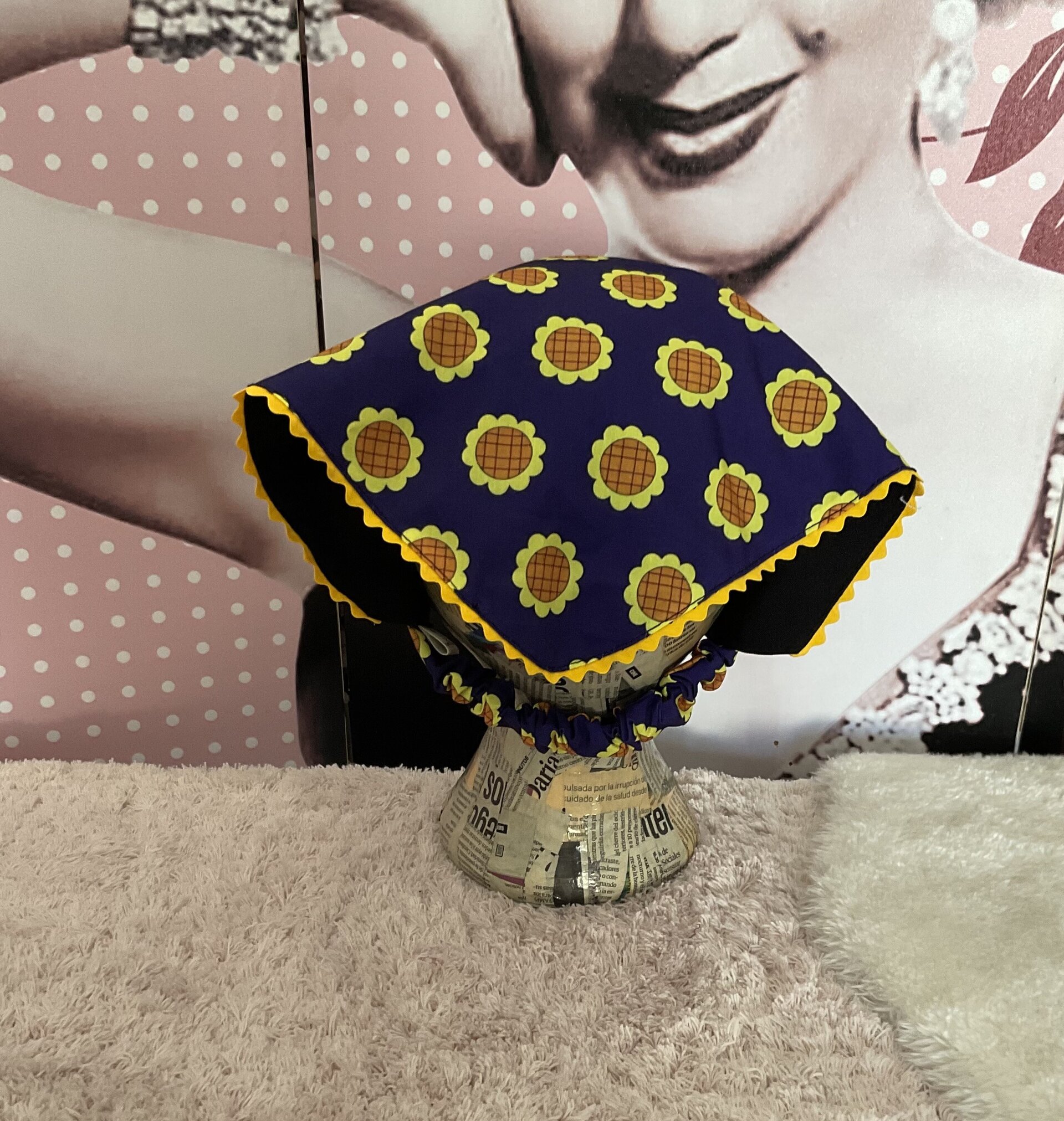 Turbante triangular Girasoles - 10