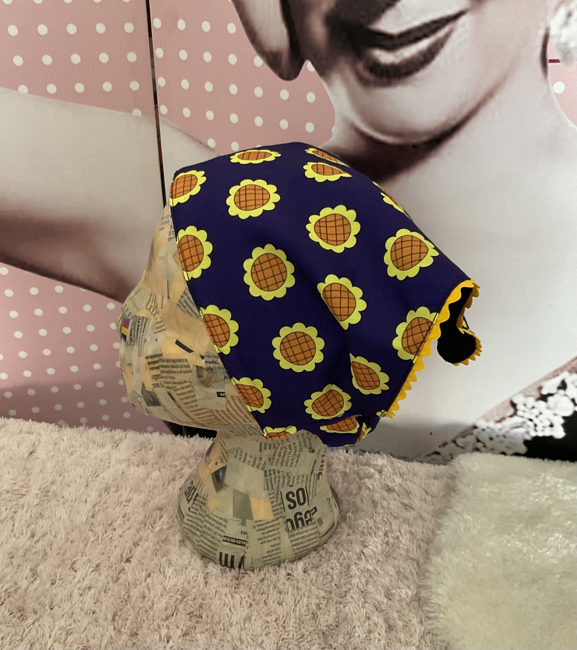 Turbante triangular Girasoles - 6