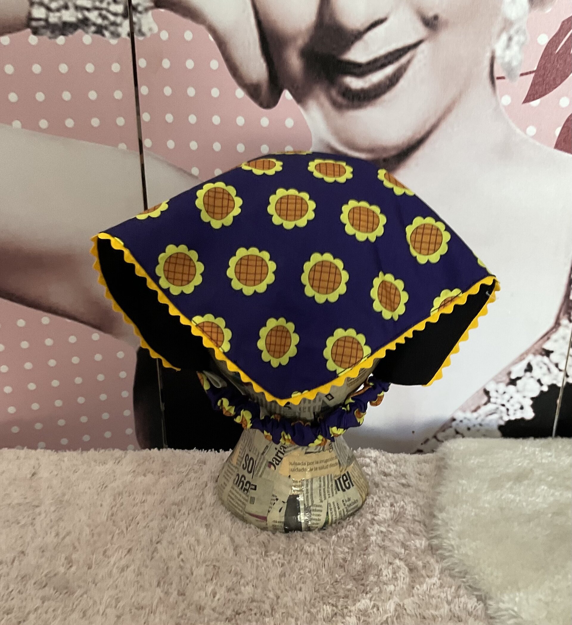 Turbante triangular Girasoles - 12