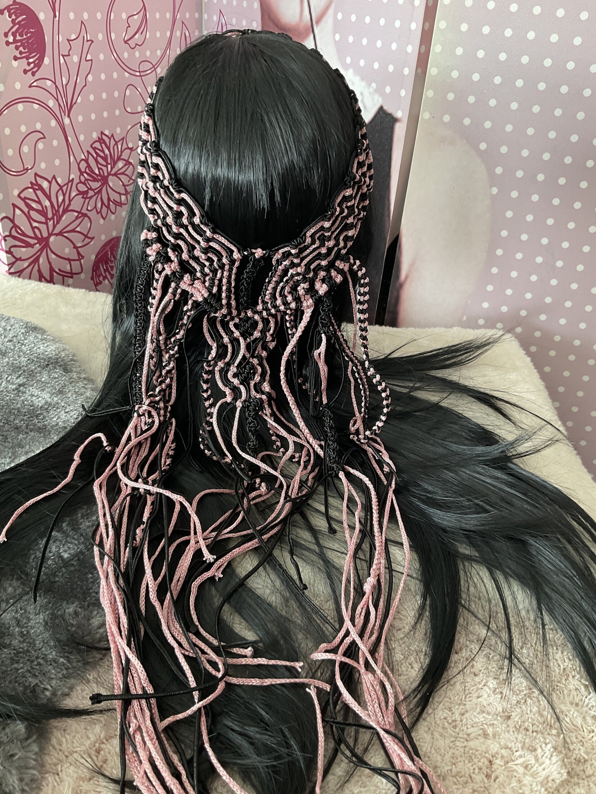 Diadema corona macramé - 6