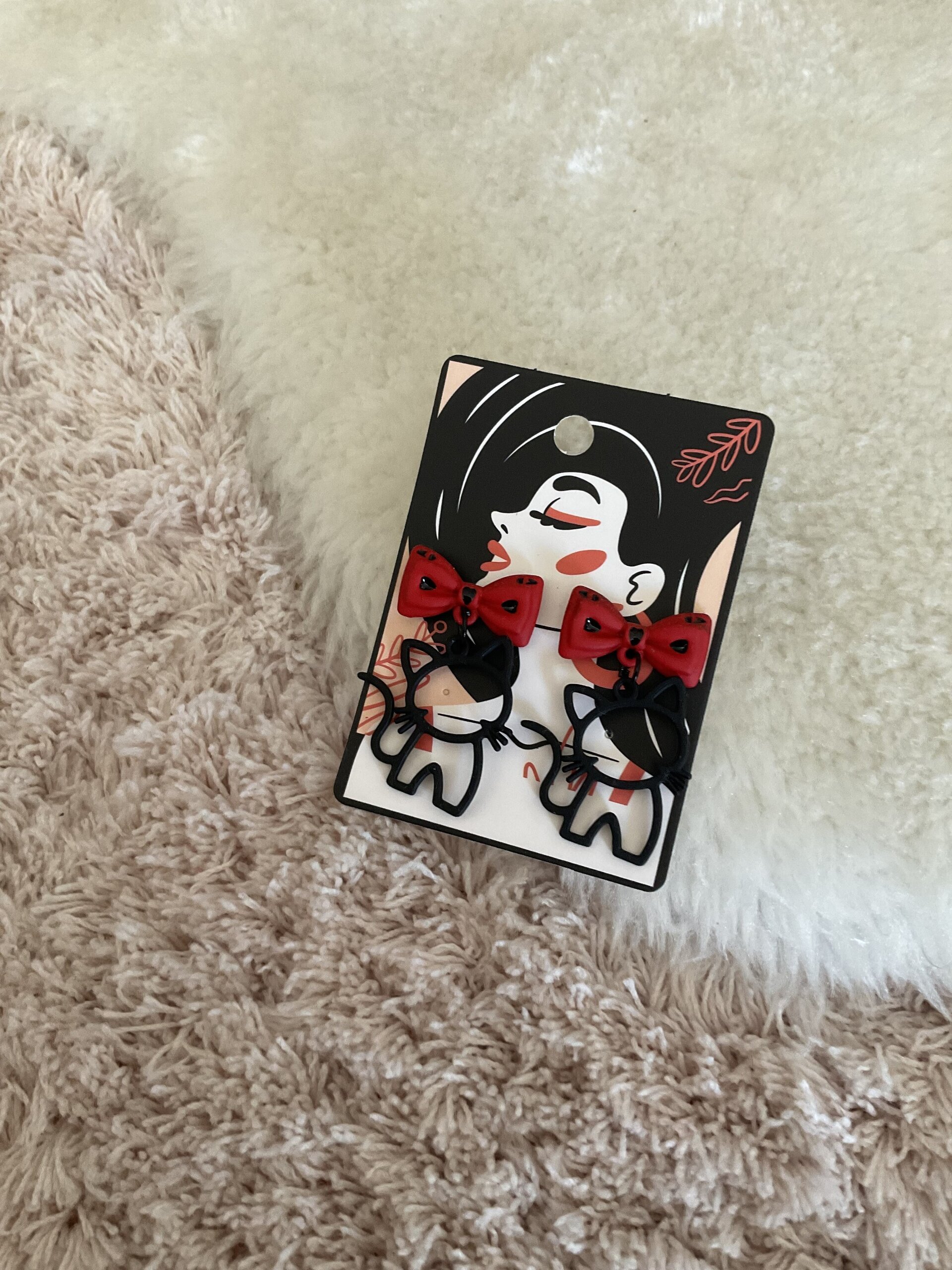 Pendientes gatitos negros - 7