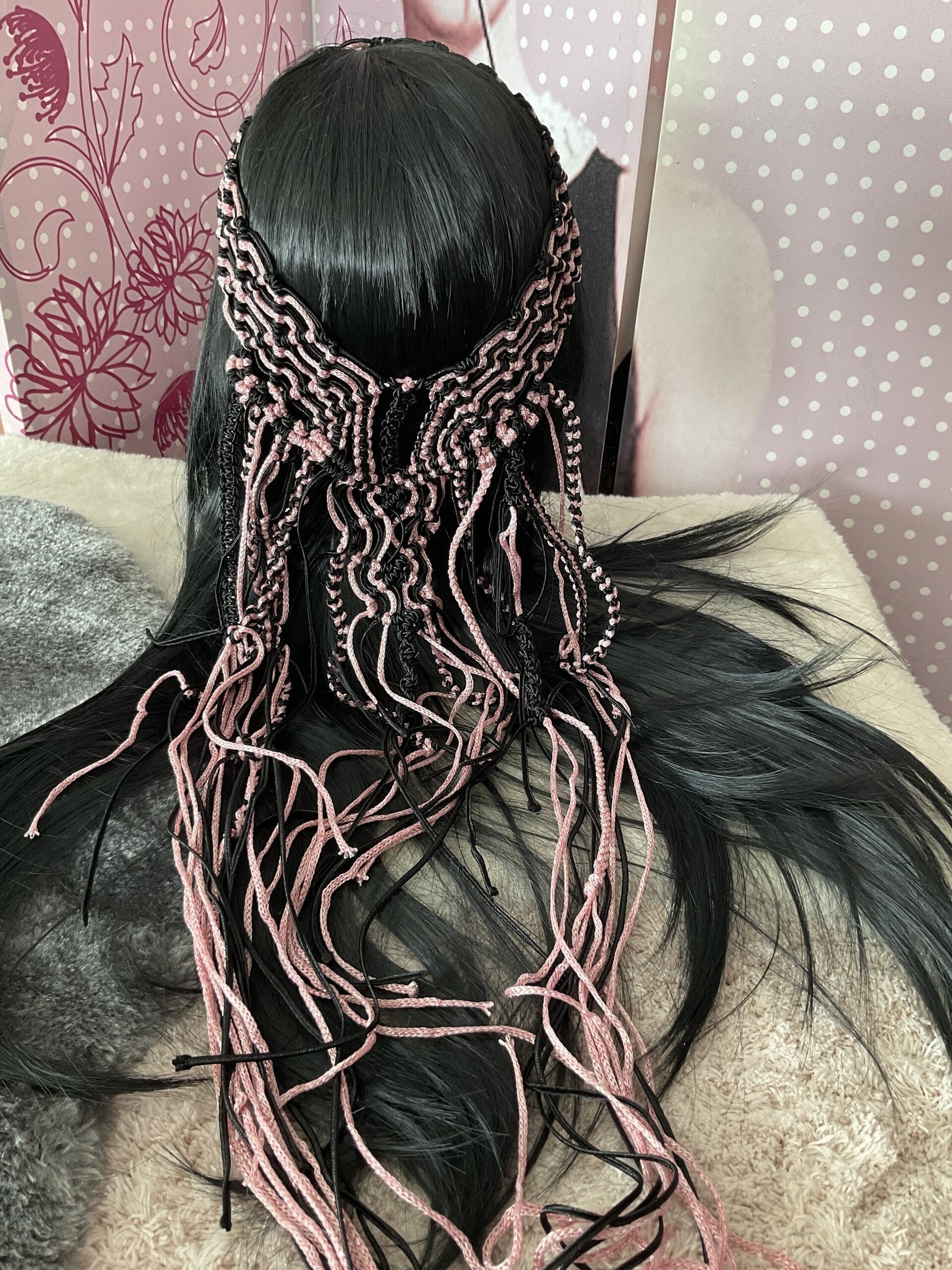 Diadema corona macramé - 12