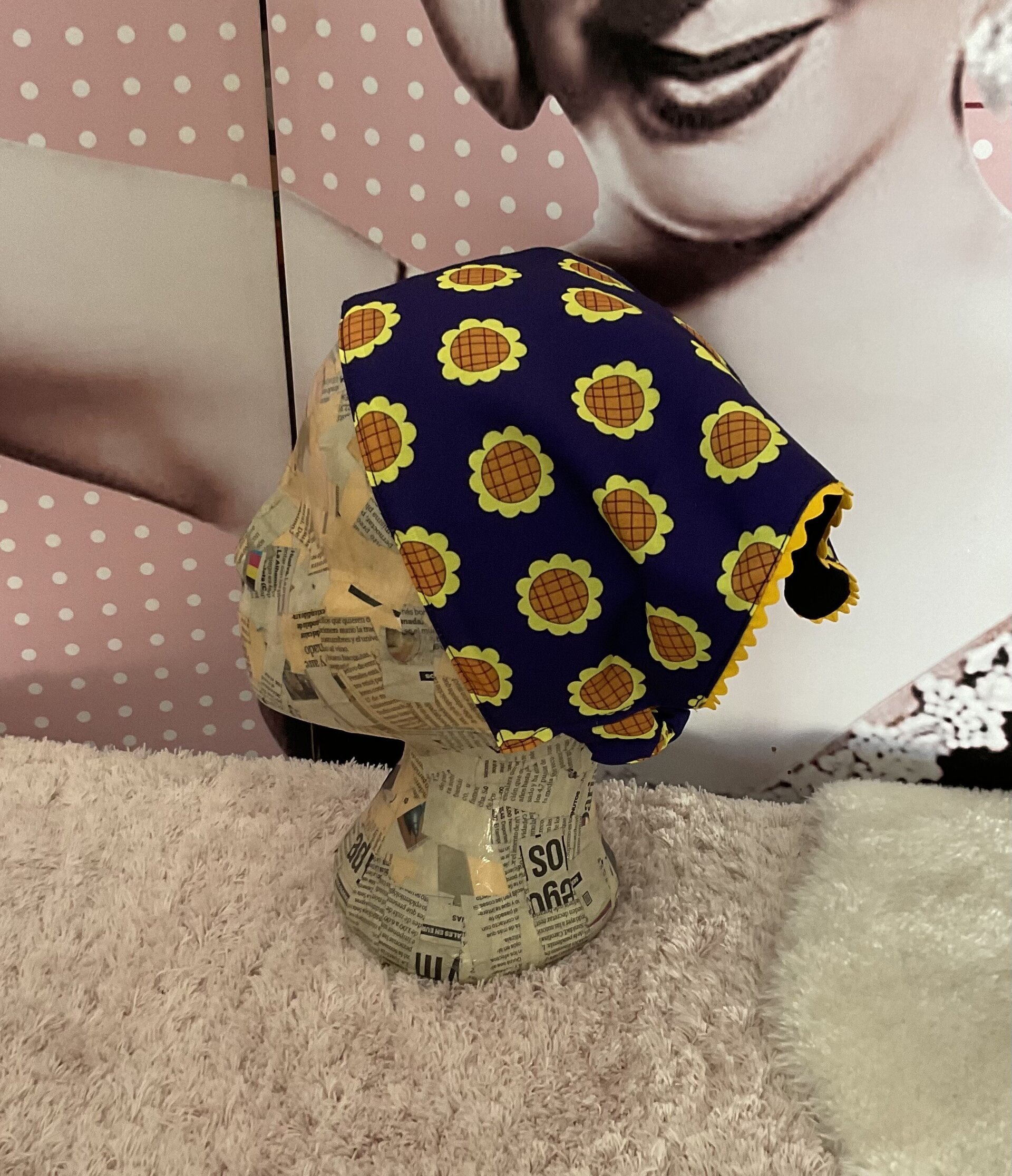 Turbante triangular Girasoles - 13