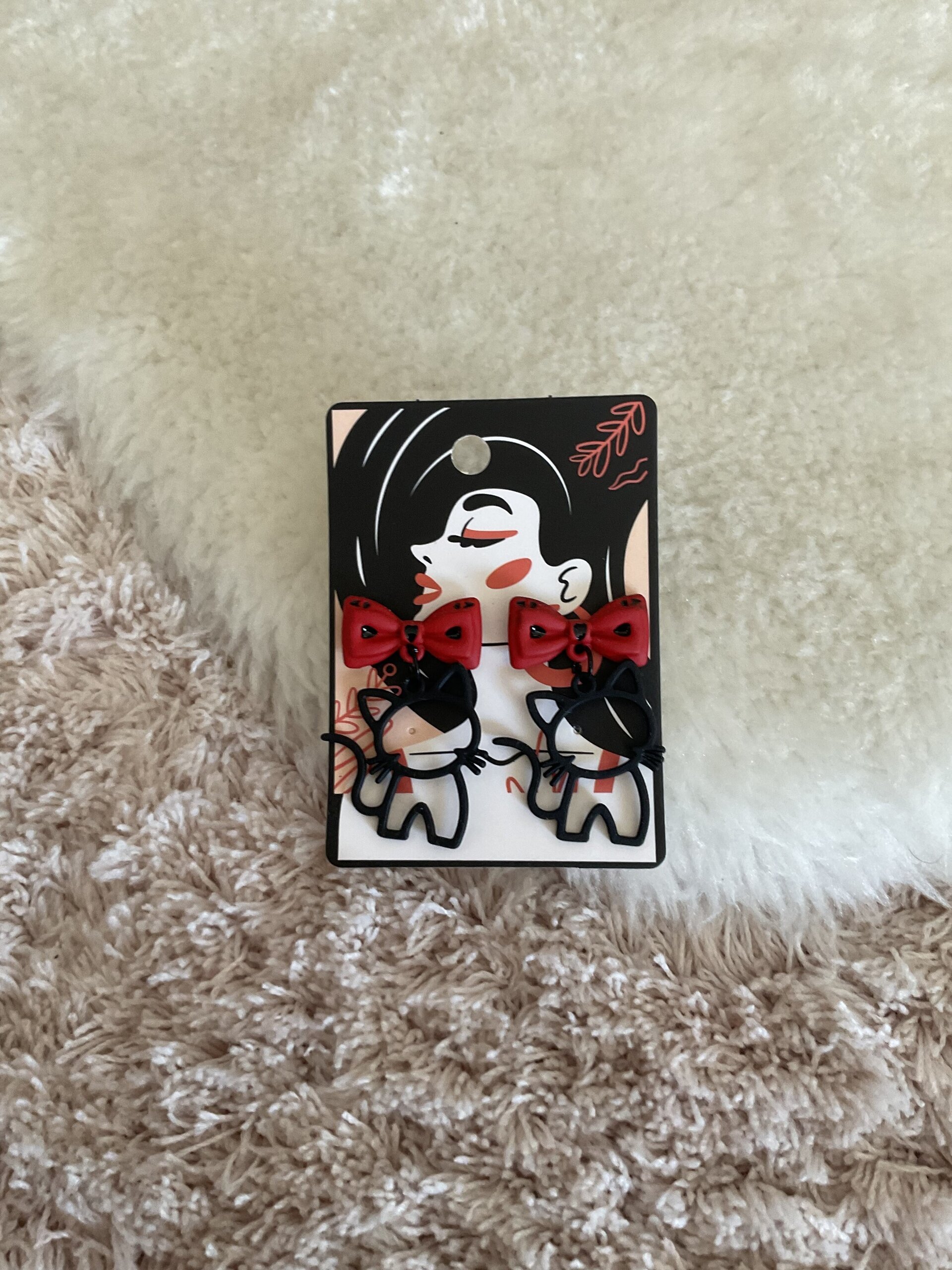 Pendientes gatitos negros - 11