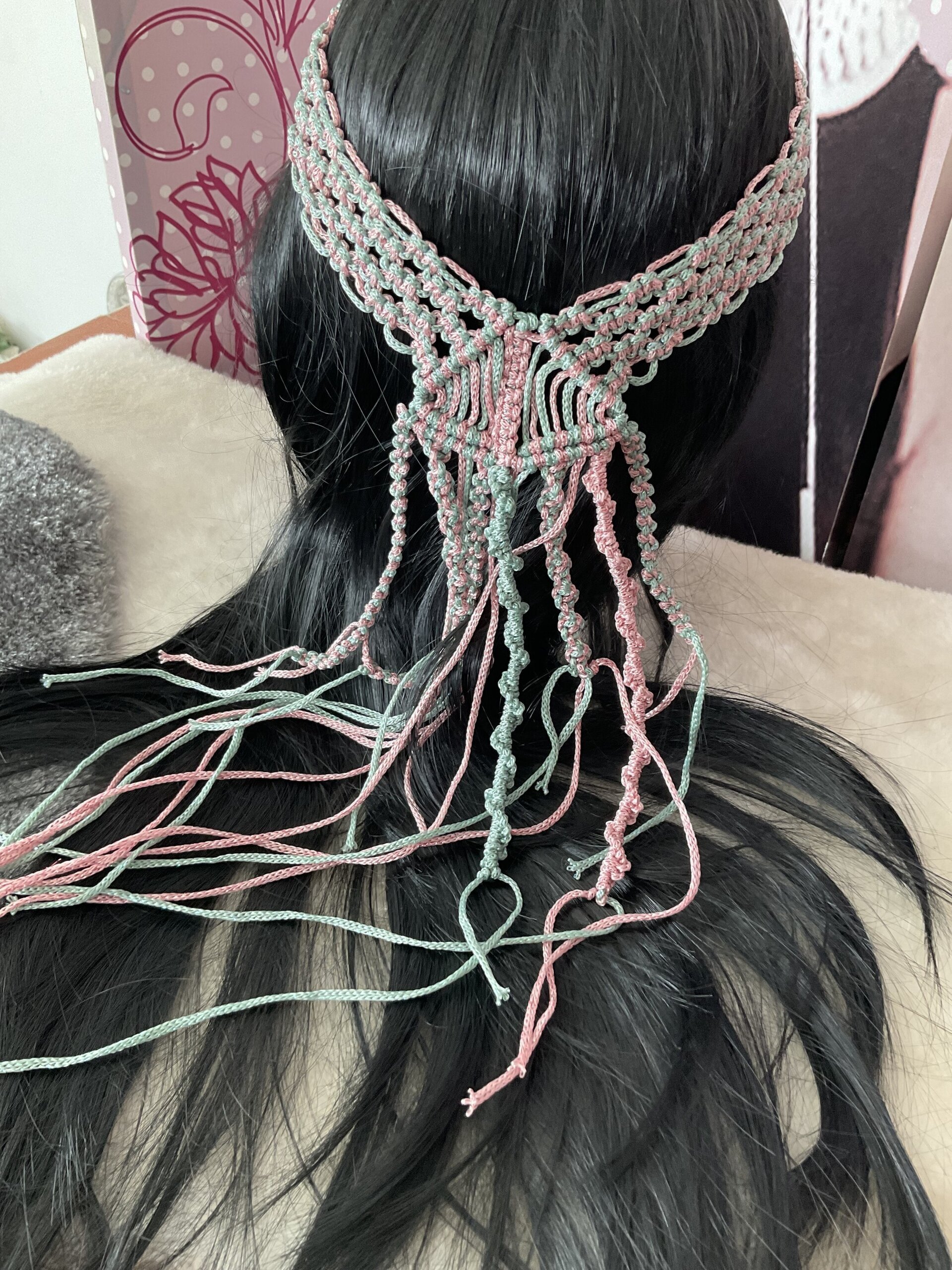 Diadema macramé - 8