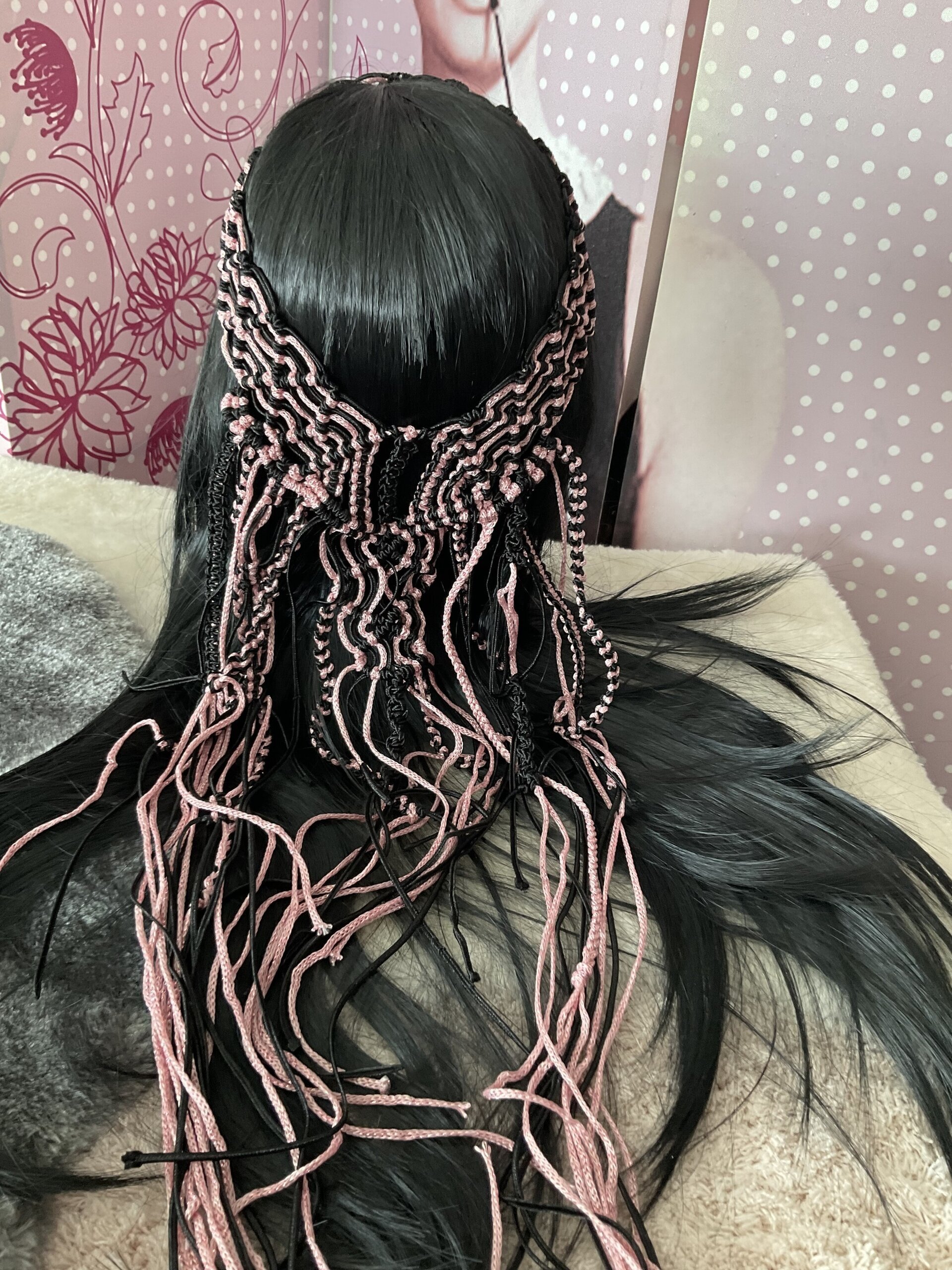 Diadema corona macramé - 4