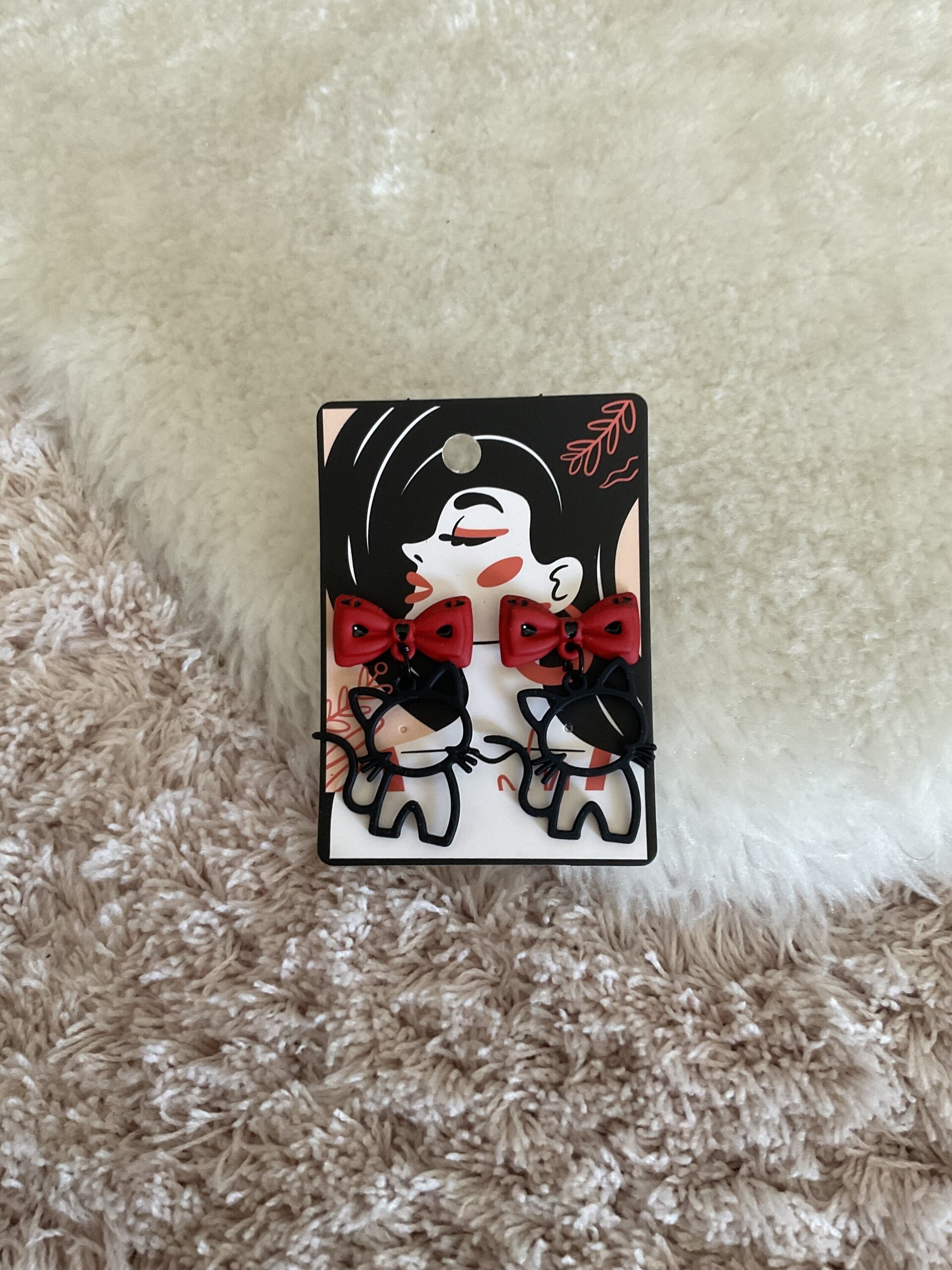 Pendientes gatitos negros - 10