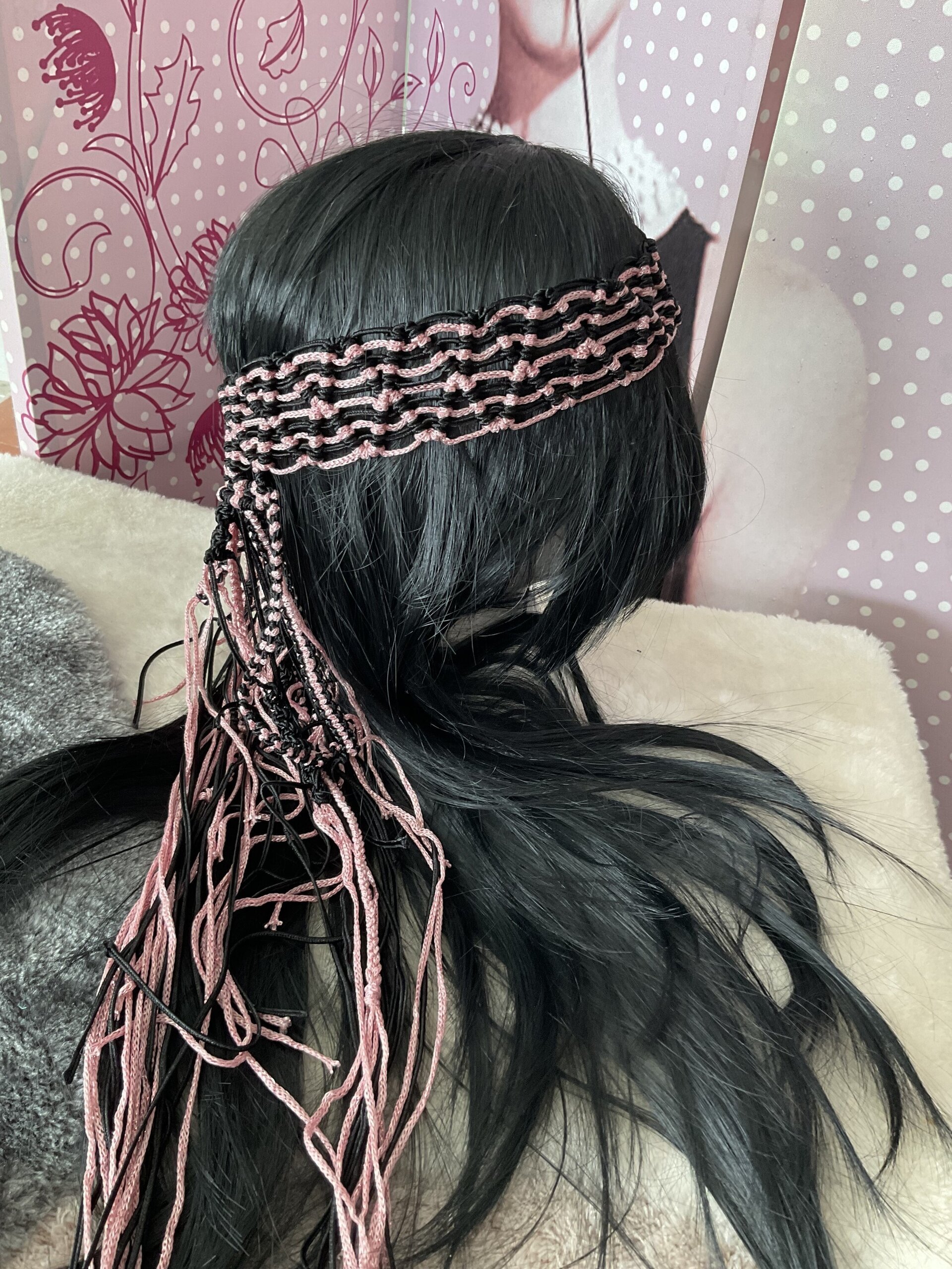 Diadema corona macramé - 5