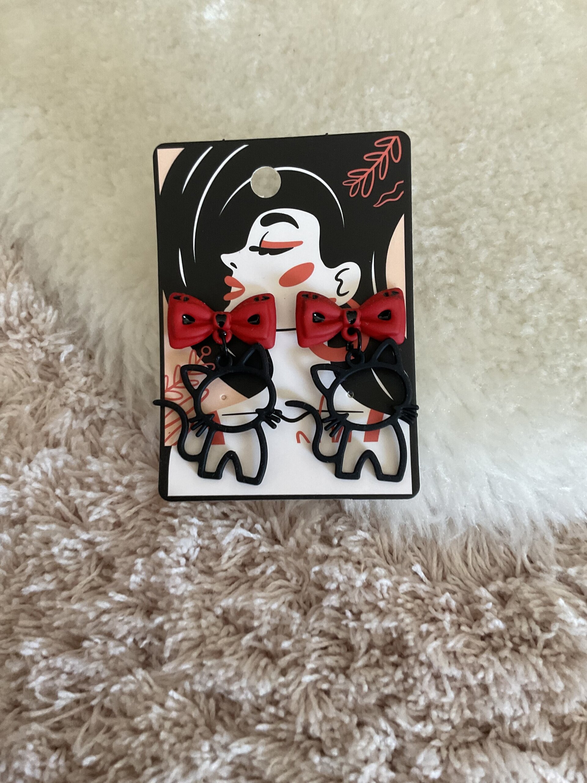 Pendientes gatitos negros - 12