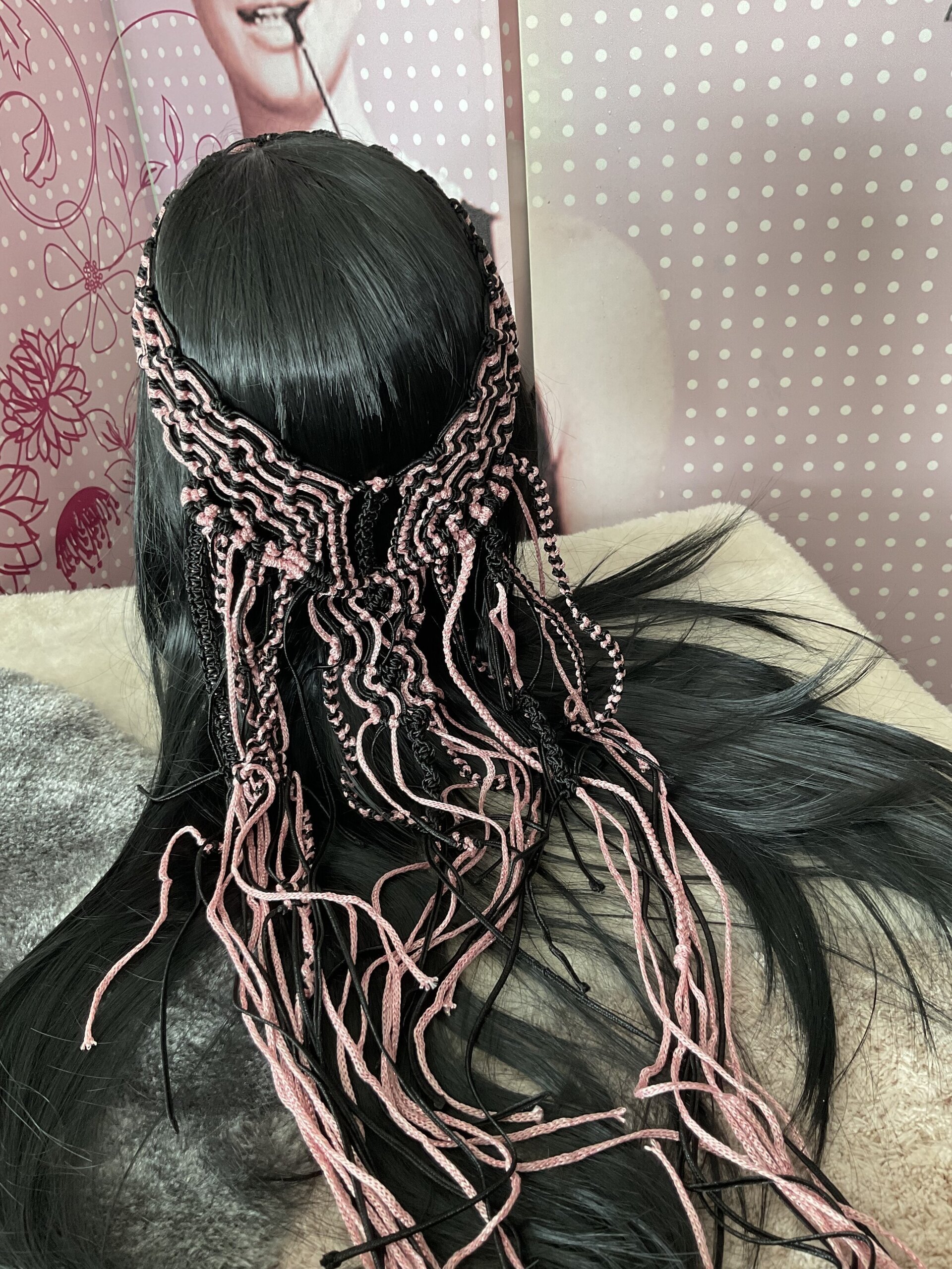 Diadema corona macramé - 9