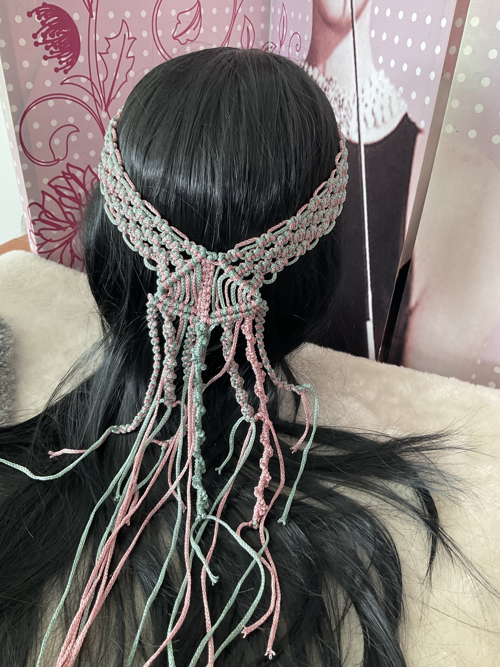Diadema macramé - 12